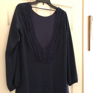 EUC Southern Navy Cut-Out Mini Dress